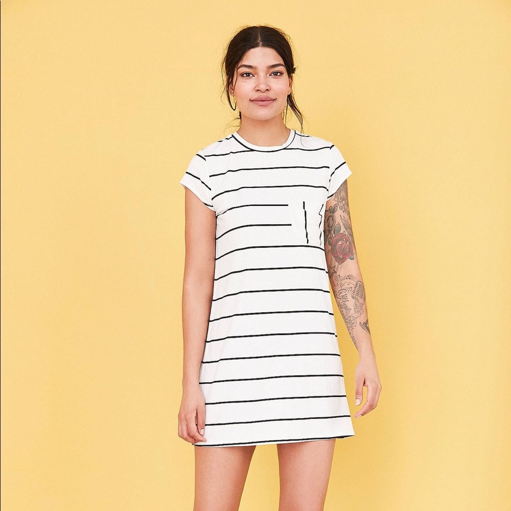 Striped T-Shirt/Tee Shirt Dress